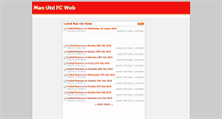 Desktop Screenshot of manutdfcweb.co.uk